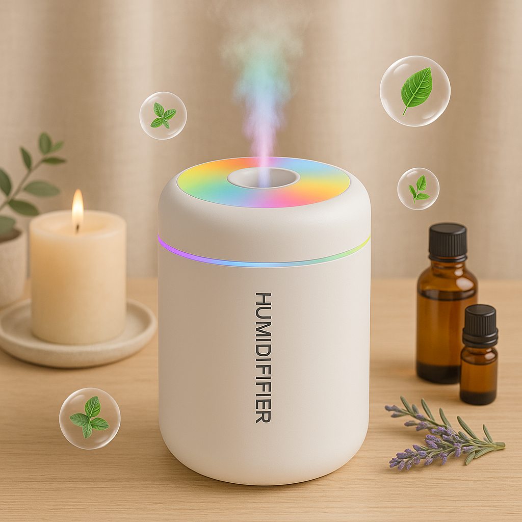 Essential Oil Aroma Diffuser – USB Powered 180ml